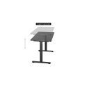Adjustable Height Table Up Up Frigg Black