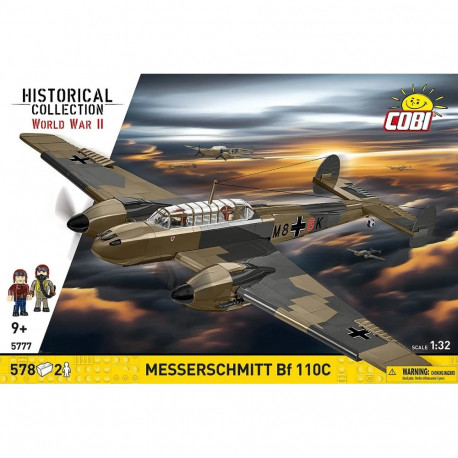 Messerschmitt klotsikomplekt bf 110c 578-osaline