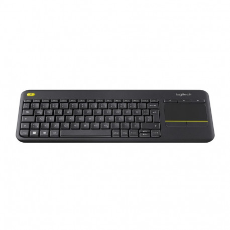 Keyboard - Logitech Wireless Touch Keyboard K400 Plus, Black