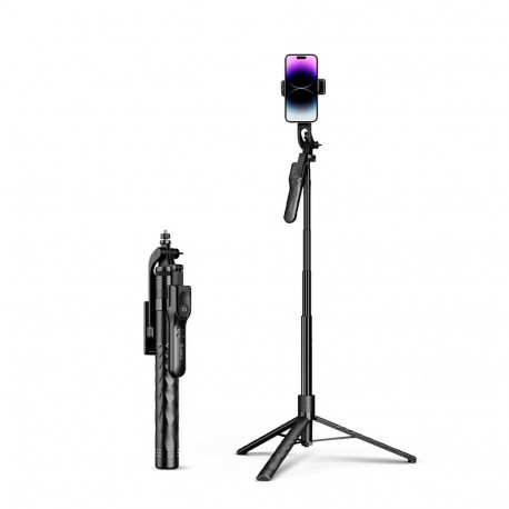 Selfie stick Orico SPM175 tripod 1/4" for phone camera with 360 degree rotation Bluetooth 5.2 - blac