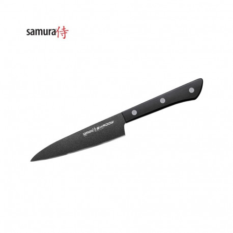 Samura kööginuga SHADOW universaalne libisemiskindla käepidemega kattega 4.7"/120mm AUS 8 jaapani te