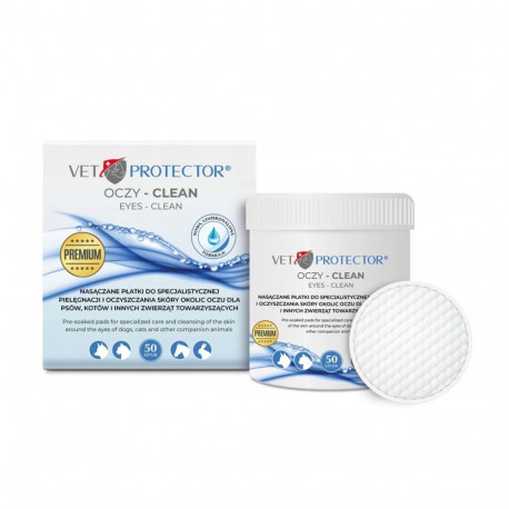JM SANTE Vet Protector Eyes Clean – eye wipes – 50pcs