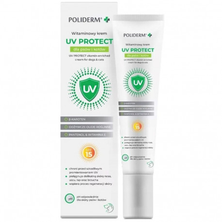 JM SANTE Poliderm UV Protect – cream for dogs and cats – 15ml