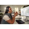 POLY Voyager Focus 2 USB-C-C peakomplekt + USB-C/A adapter + laadimisalus