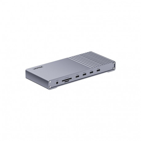 UNITEK dokijaam D1117AGY01-EU juhtmega ja juhtmevaba USB4, hall