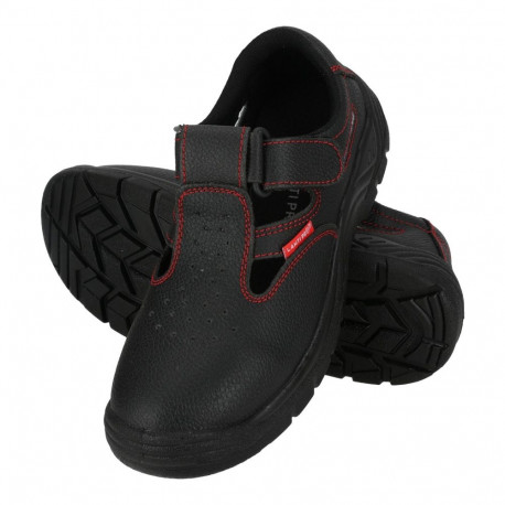 Lahti sandaalid O1 FO SR 39 CE nahast ilma varbakaitseta, mustad