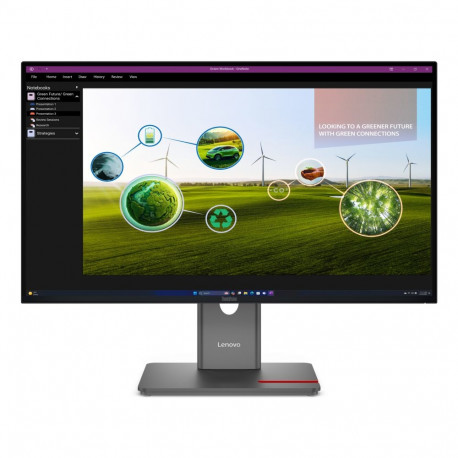 Monitor - Lenovo ThinkVision P27Q-40 27" WLED IPS 2560x1440 120Hz Black
