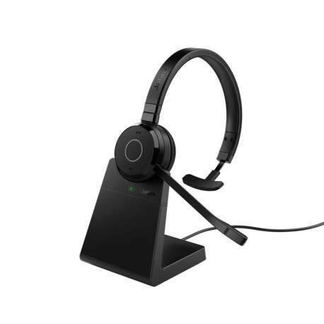 Audio Equipment - Jabra Evolve 65 TE Wireless Headset, 16H Talk Time, 30m Range, Black
