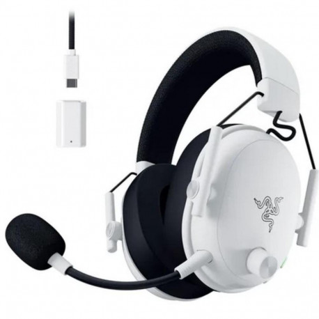 Audio Equipment - Razer BlackShark V3 Wireless Gaming Headset, TriForce Titanium 50 mm Drivers, Whit