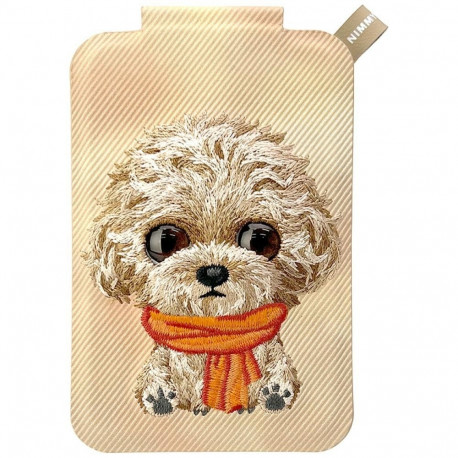 Nimmy New Big-Eye Cute Pets 2.0 Dog Magnetic Wallet with Phone Stand - Brown