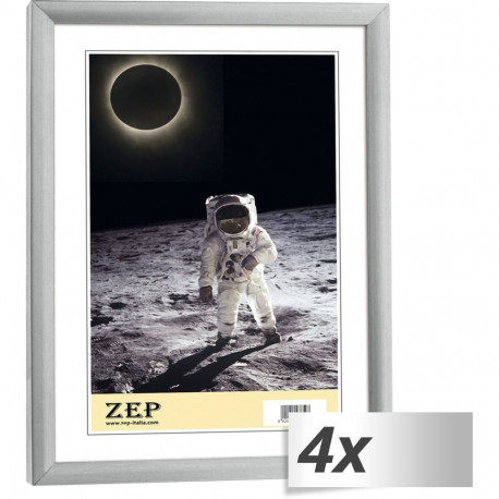 ZEP resiinraam New Easy 4x1 21x29,7 DIN A4 KL11, hõbedane