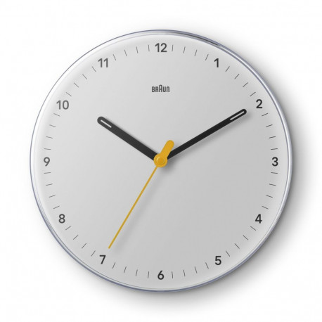 Braun BC 26 W white Quartz wall clock