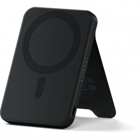 Satechi akupank-alus OntheGo magnetiline Qi2 5000mAh, must