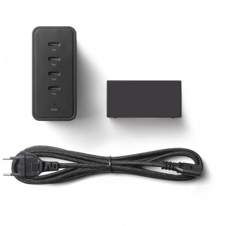 Native Union laualaadija 140W Type-C PD GaN kiire, must
