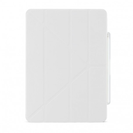 Pipetto ümbris Origami No3 iPad Pro 11 M4/M5 pliiatsitaskuga, valge