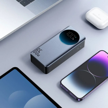 Joyroom JR-PBF05 external battery (powerbank) | 30000 mAh | 65W | USB-C, USB-A | black