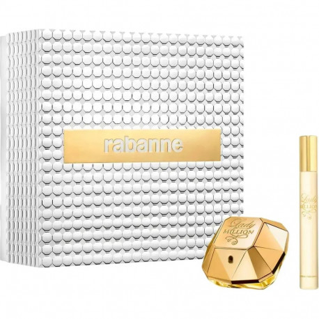 Paco Rabanne Set: Lady Million Eau de Parfum, For Women, 50 ml + Lady Million Eau de Parfum, For Wom