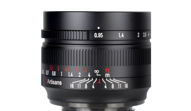 7Artisans 50mm f/0,95 - Sony E (APS-C)
