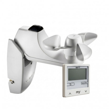 "SOMFY 1818317 Soliris Smoove Uno Pure White Kit mit W/S-Sensor ohne Rahmen"