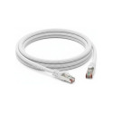 "Python Cat.6 Patchkabel mit Nylongeflecht weiß 20m"