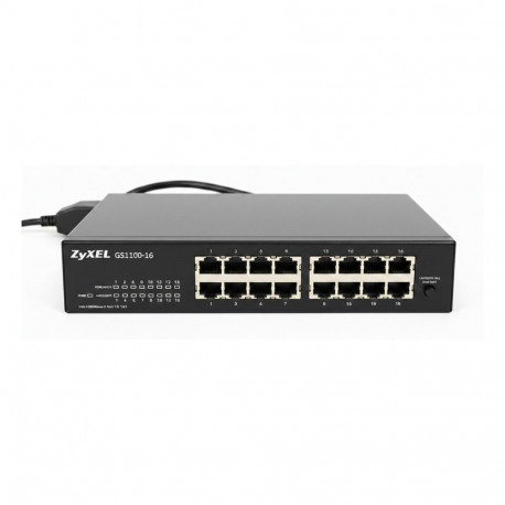 ZyXEL kommutaator GS1100-16S, 16-pordiline gigabitine haldamata DIP-selektoriga