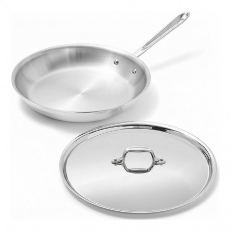 "Peak Bratpfanne mit Deckel 26 cm, 18/10 Edelstahl"