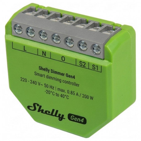 "Shelly Unterputz Dimmer Gen4 Relais LED Lichtcontroller Messfunktion WLAN"