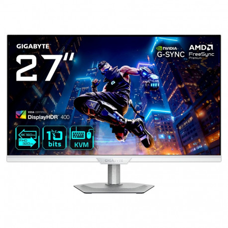 GIGABYTE monitor M27UP ICE 68,6cm/27" (3840x2160) IPS 1ms 160Hz HDMI DisplayPort USB-C USB HDR VESA 