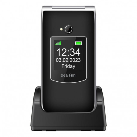 "bea-fon Silver Line SL605 Feature Phone Dual-Sim black silver"