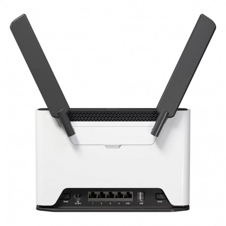 "MikroTik Chateau LTE7 ax with two wireless interfaces (2.4 and 5 Ghz), 4x Gigabit, 1x 2.5 GB"
