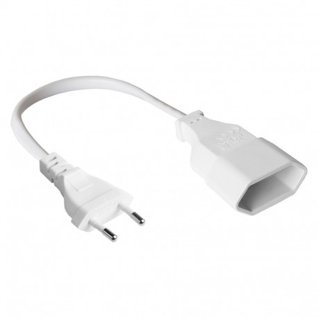 Good Connections euro-pikendusjuhe 5m, valge