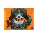 ENVELOPE PLASTIC A4 0.18MM ANIMALS