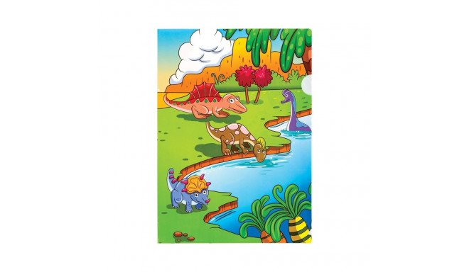 CLEAR FOLDER A4 0.15MM DINOSAUR