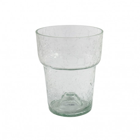 klaasist lillepott 18cm, läbipaistev