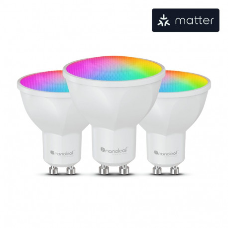 Nanoleaf Essentials Smart Matter WiFi GU10 – 3 szt.