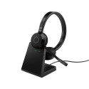 Headset - JABRA Evolve 65 TE Stereo, Wireless, 30m Range, Black