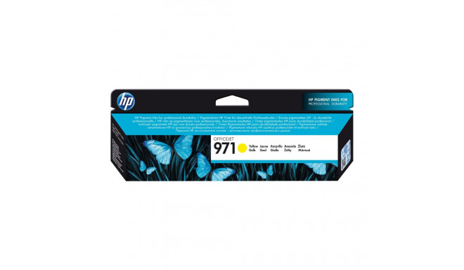 HP 971 Ink Yellow OJ Pro X451 X551 DW Printer X476 X576 DW MFP 2200 pages