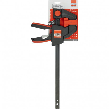 Einhandzwinge EZXL30-9 (schwarz/rot, 300 / 90)