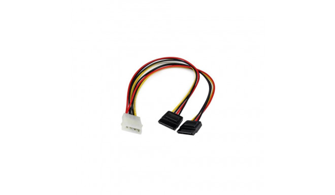 StarTech.com 12in LP4 to 2x SATA Power Y Cable Adapter