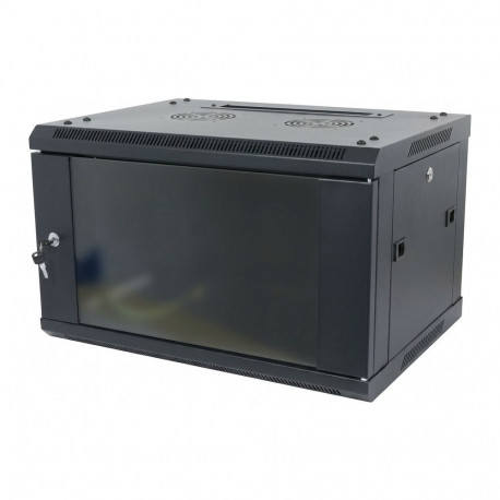 ALLNET võrgukapp SMA-Serie 19" 18HE 1-osaline T450mm monteerimata (flat pack), must