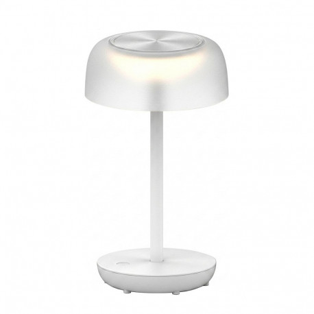 "Synergy 21 LED Tischleuchte SOLAR/Akku, outdoor IP54, Touch Switch dimmbar, transparent-weiss"