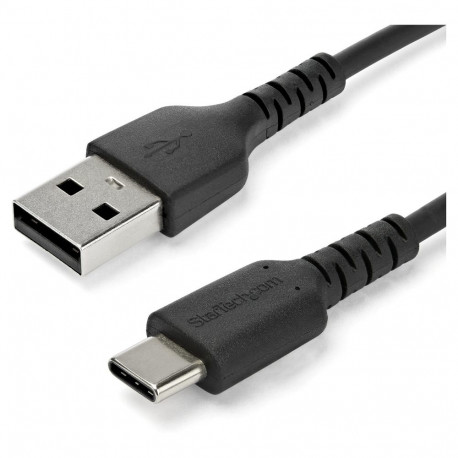 "STARTECH.COM 1m USB 2.0 auf USB-C Kabel - Hochwertiges USB 2.0 Kabel - USB-Kabel - Schwarz - Aramid