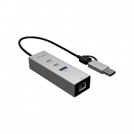 "D I-TEC USB-C/USB-A Metal HUB 3 2x USB-C Gen1 1x USB-A Gen1 1x 2,5GLAN"