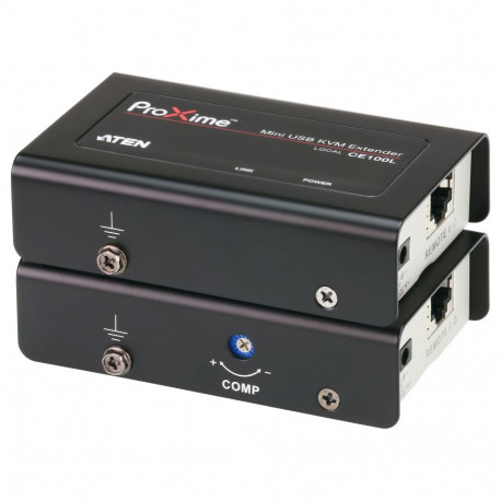 ATEN kvm-pikendaja CE100 VGA USB 100m