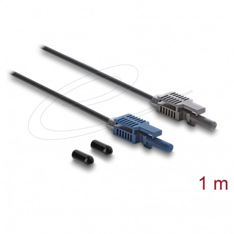 "Delock LWL POF Kunststoff Kabel HFBR 4503-4513Z Simplex Stecker zu Simplex Stecker 1 m"