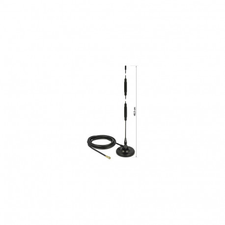 DELOCK antenn LTE SMA-pistik 7dBi fikseeritud mitmesuunaline magnetalusega ja RG-58 ühenduskaabliga 