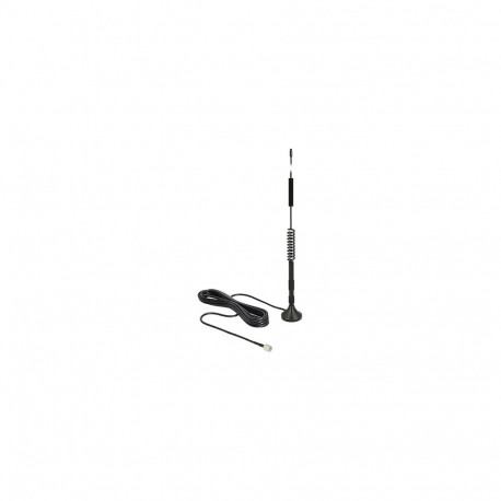 "LTE Antenne SMA Stecker 5 dBi starr omnidirektional mit magnetischem Standfuß und Anschlusskabel RG