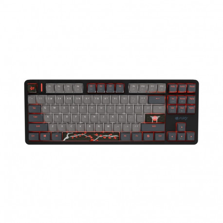 FURY mänguklaviatuur Kanabo K6 US RGB-taustvalgustusega magnetiline, must-hall