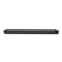 PATCH PANEL 24 PORT 1U F-TYPE CONNECTOR BLACK LANBERG