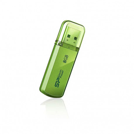 Silicon Power mälupulk Helios 101 8GB USB Type-A, roheline